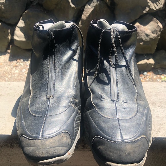 Footjoy 50018 Mens Black Waterproof Lace Up Zip Up Golf Boots Shoes Size 11M - Picture 2 of 12